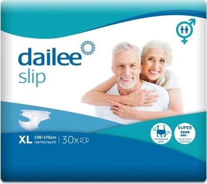 Подгузники Дэйли (Dailee) для взрослых с тяжелой степенью недерж Super р XL №30 Подгузники Дэйли (Dailee) для взрослых с тяжелой степенью недерж Super р XL №30