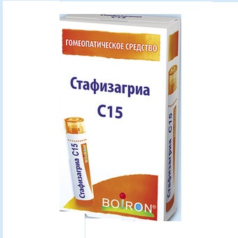 Стафизагриа С15 гранулы гомеопатические 4 г Стафизагриа С15 гранулы гомеопатические 4 г
