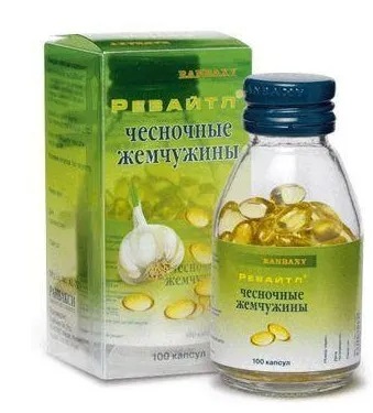 Ревайтл Чесночные жемчужины капс №100 Ревайтл Чесночные жемчужины капс №100