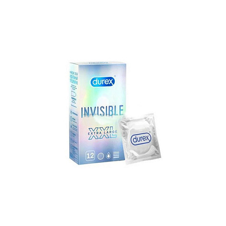 Презервативы Дюрекс (Durex) Invisible XXL №12