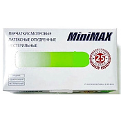 Перчатки нестерильные МиниМакс (MiniMax) латекс смотровые опудренные р M №100 (50 пар) Перчатки нестерильные МиниМакс (MiniMax) латекс смотровые опудренные р M №100 (50 пар)