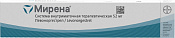 Внутриматочная терапевтическая система (спираль) Мирена 20 мкг/24 часа