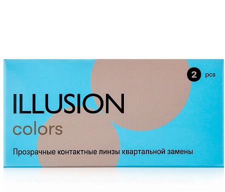 Линзы контактные Иллюжен (Illusion) Colors оптические R8.6 (-1.25) №2 Линзы контактные Иллюжен (Illusion) Colors оптические R8.6 (-1.25) №2