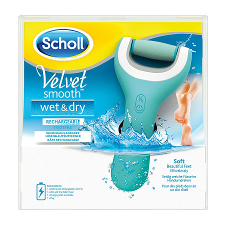Пилка Шолл (Scholl) электр ролик пилка д/удал огрубевшей кожи стоп Wet&Dry