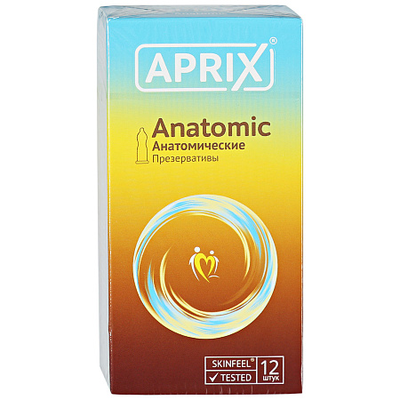 Презервативы Априкс (Aprix) Anatomic анатомические №12