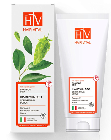 Шампунь Хэйр Витал (Hair Vital) DEO для жирных волос 200 мл