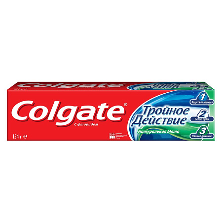 Зубная паста Колгейт (Colgate) Тройное действие 100 мл