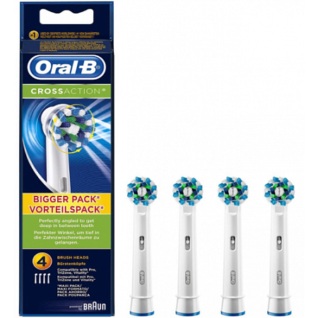 Насадка Орал-Би (Oral-B) Cross Action EB50 д/электрич зубной щетки №4