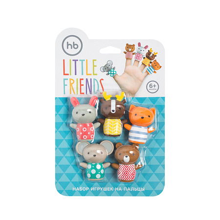 Набор Игрушек Хэппи Бэйби (Happy Baby) Little Friends д/ванны д/дет №1 Набор Игрушек Хэппи Бэйби (Happy Baby) Little Friends д/ванны д/дет №1