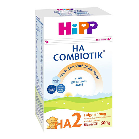 Смесь молочная Хипп (Hipp) HA 2 Комбиотик гипоаллергенная для детей с 6 мес 500 г Смесь молочная Хипп (Hipp) HA 2 Комбиотик гипоаллергенная для детей с 6 мес 500 г