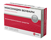 Моксонидин Велфарм тб п/о 0.2 мг №30