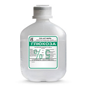 Глюкоза р-р д/инф 5% 250 мл №20