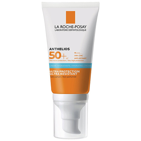 Крем Ла Рош Позе (La Roche-Posay) Антгелиос для лица и кожи вокруг глаз солнцезащитный SPF 50+ 50 мл