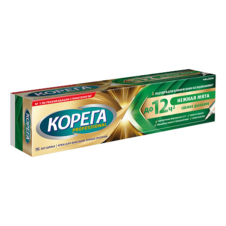 Крем Корега (Corega) Профессионал (Professional) Нежная мята д/фикс зубн протезов 40 г