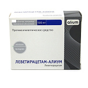 Леветирацетам-Алиум тб п/о 500 мг №60