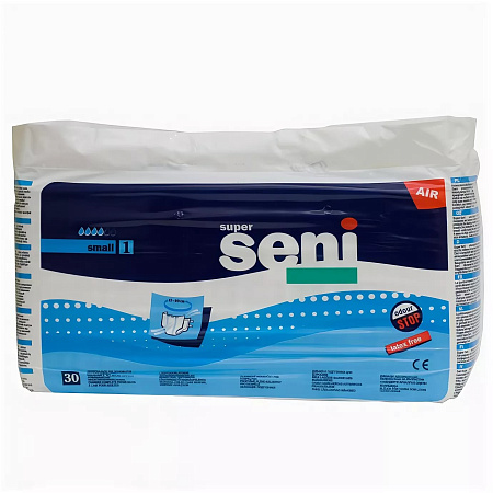 Подгузники Сени (Seni) Супер air размер S (55-80см) №30