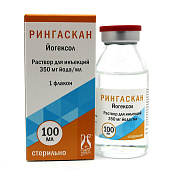 Рингаскан (Омнипак) р-р для инъекций 350 мг йода/мл 100 мл 