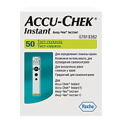 Тест-полоски Акку-Чек (Accu-Chek) Инстант (Instant) д/глюкометра №50