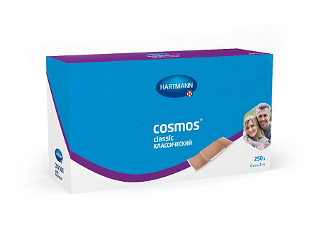 Пластырь Cosmos Классик (Classic) н/стер 6х2см №250
