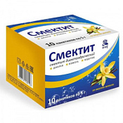 Смектит диоктаэдрический пор д/приг сусп д/пр вн 3 г №10 Ваниль