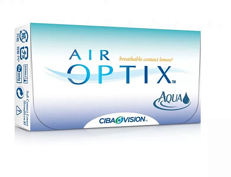 Линзы контактные Air Optix (Эйр Оптикс) Aqua R8.6 (-5.00) №6