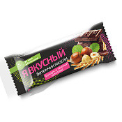 Батончик мюсли Я вкусный Фундук и темный шоколад 25 г