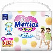 Подгузники-трусики Мерриес (Merries) размер 5 (XL) от 12 до 22 кг №24