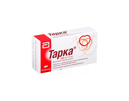 Тарка тб п/о 2 мг+180 мг №28