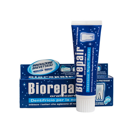 Зубная паста Биорипеар (Biorepair) Интенсивное ночное восстановление 75 мл