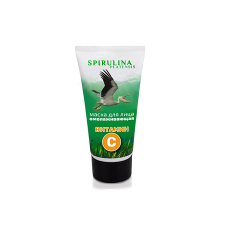 Маска Спирулина фитосила (Spirulina Platensis) Омолаживающая д/лица с вит С 150 мл