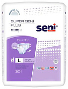 Подгузники Сени (Seni) Супер Плюс (Super Plus) д/взрослых рL (100-150см) №30