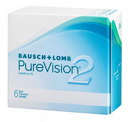 Линзы контактные Бауш энд Ломб (Bausch + Lomb) PureVision 2 HD R8.6 (-4.00) №6