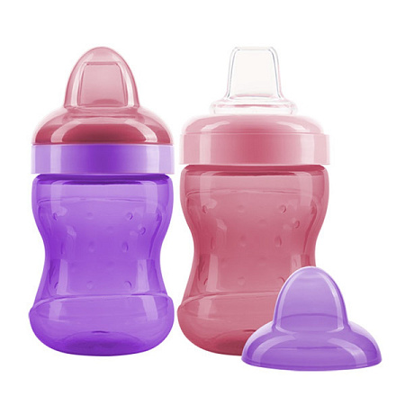 Поильник Курносики Ягодный микс д/дет с 6 мес с мягким носиком 210 мл №2