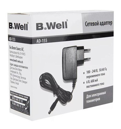 Адаптер Би Велл (B.Well) AD-155 д/тонометра