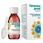 Парацетамол детский сусп д/внут прим 120 мг/5 мл 200 мл 