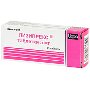 Лизипрекс тб 5 мг №30
