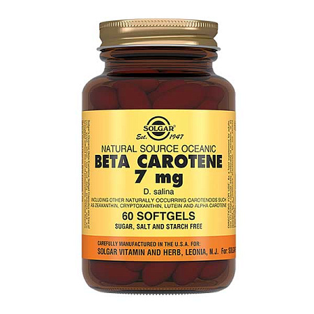 Бета каротин 7 мг Солгар (Solgar) капс №60 Бета каротин 7 мг Солгар (Solgar) капс №60