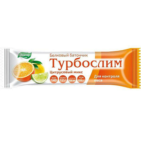 Батончик Турбослим Цитрусовый микс 50 г