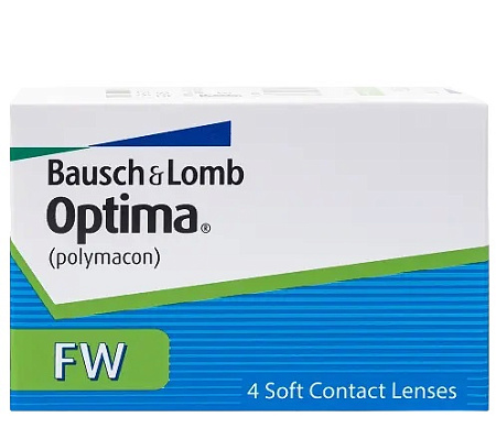 Линзы контактные Бауш энд Ломб (Bausch + Lomb) Optima FW R8.7 (-1.25) №4 Линзы контактные Бауш энд Ломб (Bausch + Lomb) Optima FW R8.7 (-1.25) №4