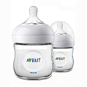 Бутылочка для кормления Авент (Avent) Natural с силиконовой соской д/детей с 0 месяцев 125 мл №2