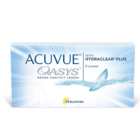 Линзы контактные АКУВЬЮ (ACUVUE) Оазис (Oasys) with Hydraclear Plus R8.4 (-5.00) №6