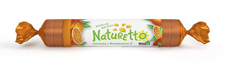 Натуретто (Naturetto) со вкусом апельсина 39 г скрутка