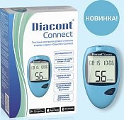 Глюкометр Диаконт (Diacont) Коннект (Connect) с принадлежностями