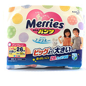 Подгузники-трусики Мерриес (Merries) размер 6 (XXL) от 15 до 28 кг №26 Подгузники-трусики Мерриес (Merries) размер 6 (XXL) от 15 до 28 кг №26