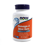 Омега-3 Нау (Now) Мини капс 740 мг №180