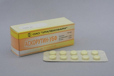 Аскорутин-УБФ тб 50 мг №50