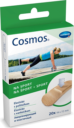 Лейкопластырь (пластырь) Космос (Cosmos) Спорт (Sport) 1.9 x 7.2см №20