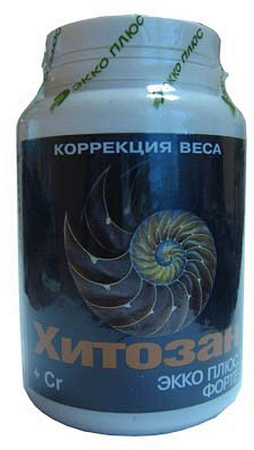 Хитозан Экко Плюс форте + Cr тб 450 мг №150