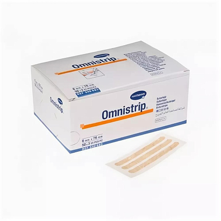 Лейкопластырь (пластырь) стерильный Омнистрип (Omnistrip) 6 х 7.6 см №3