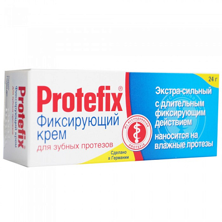 Крем Протефикс (Protefix) д/фиксации зубных протезов экстра-сильный 20 мл/24 г